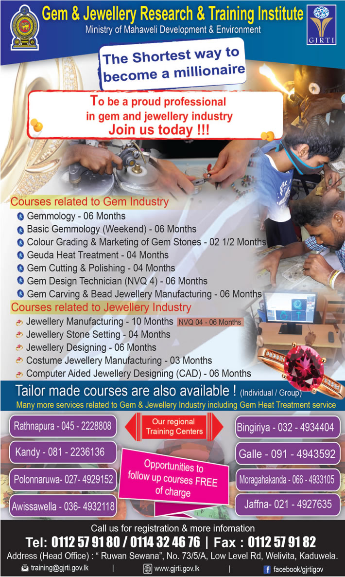 Gem & Jewellery Courses - Gem & Jewellery Research & Training Institute